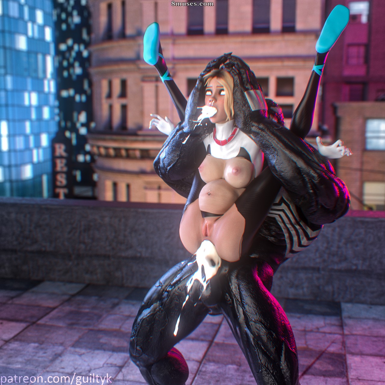 Page 19 | Various-Authors/Guilty3D/Spider-Gwen-X-Venom | 8muses - Sex Comics