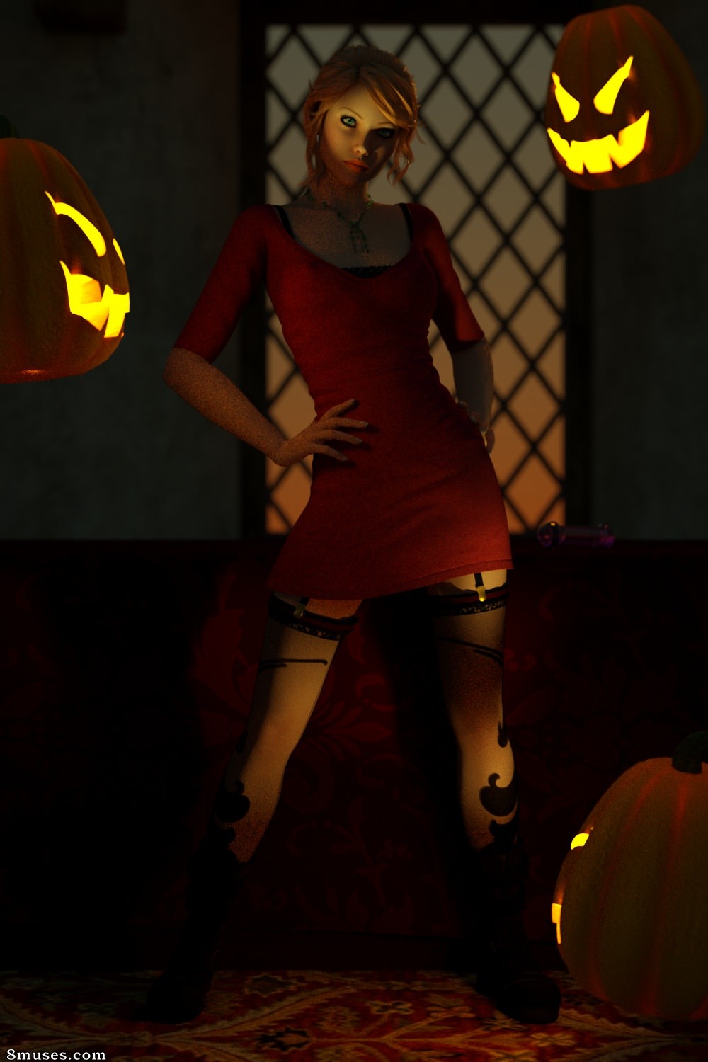 SinCyprine - Dews Treat On Halloween - Page 1