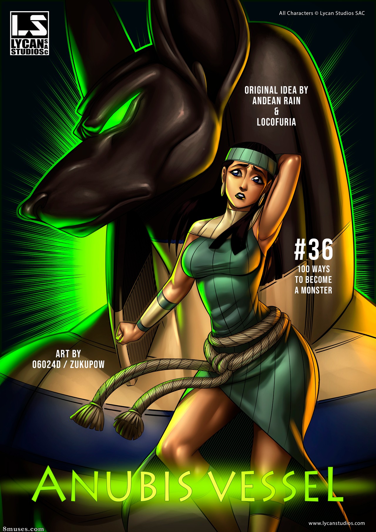 Locofuria Comics - 100 Ways to Become a Monster 36 - Anubis Vessel - Page 1