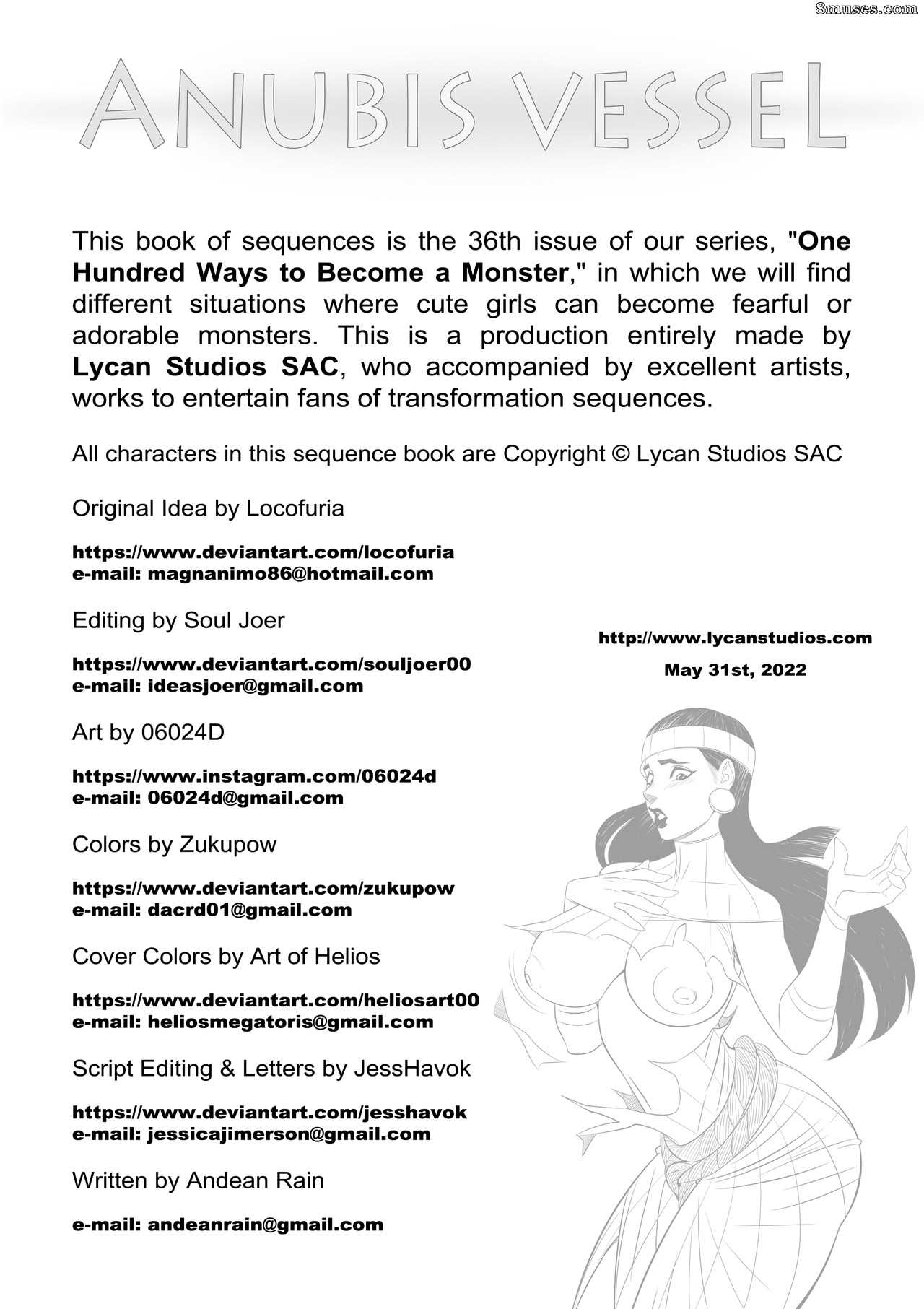 Locofuria Comics - 100 Ways to Become a Monster 36 - Anubis Vessel - Page 3