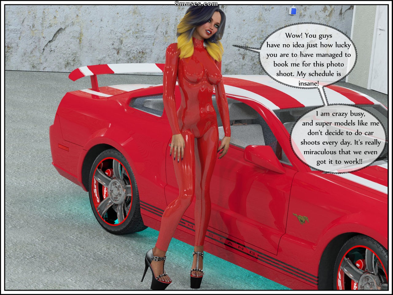 Mr.Phoenixx Comics - Disparo de coche de bombón - Página 2