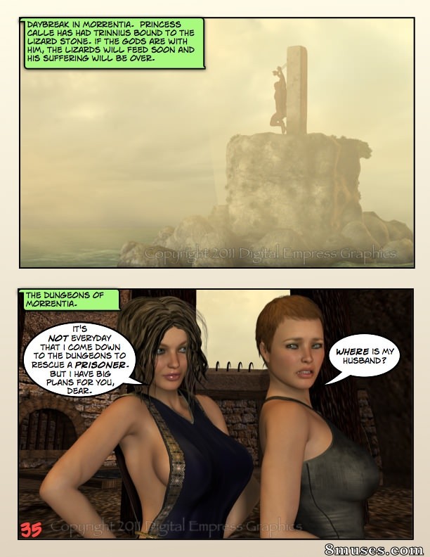 Digital Empress-Captain Trips Comics - Chroniques de l'impératrice - Livre 10 - La putain de Vérnia - Page 35