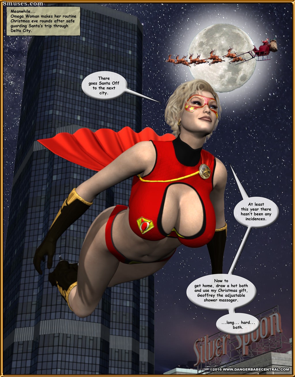 3D - Omega Woman - Attack of the Christmas Goblins - Page 4
