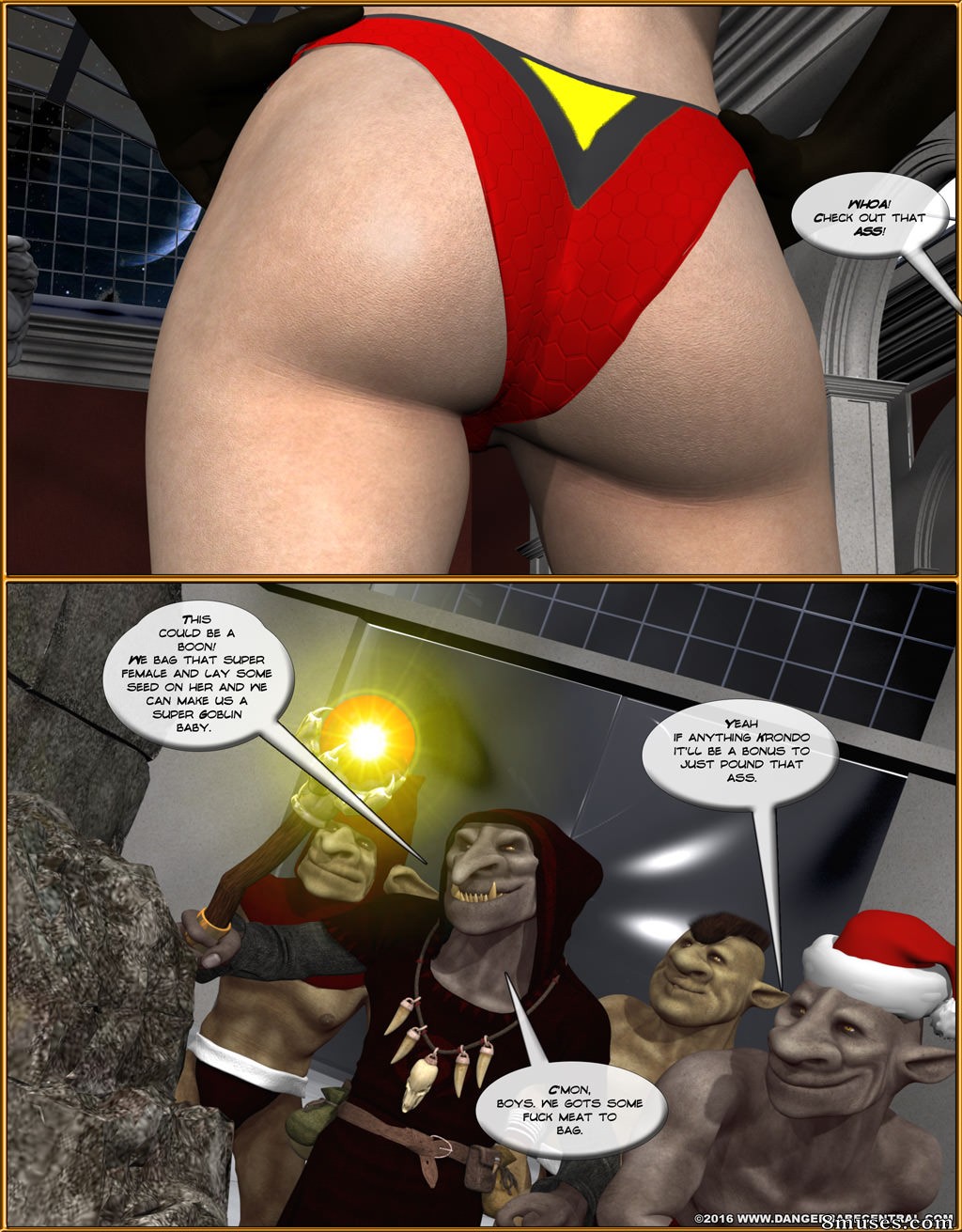 3D - Omega Woman - Attack of the Christmas Goblins - Page 7