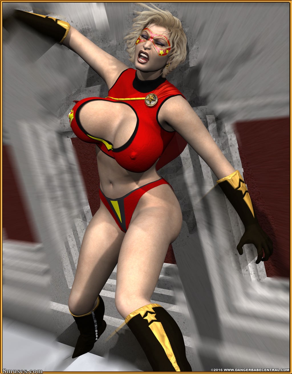 3D - Mulher Omega - Ataque dos goblins de Natal - Página 16