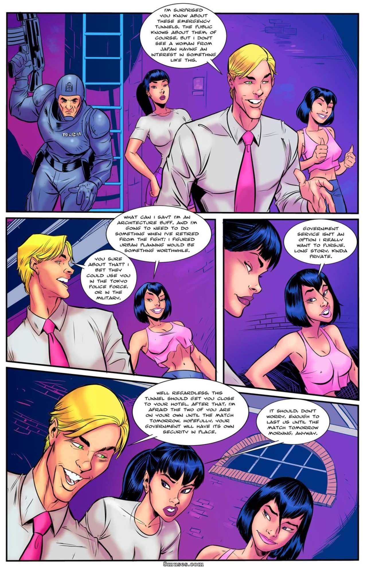 The Giantess Fight - Round One - Issue 2 - Page 6