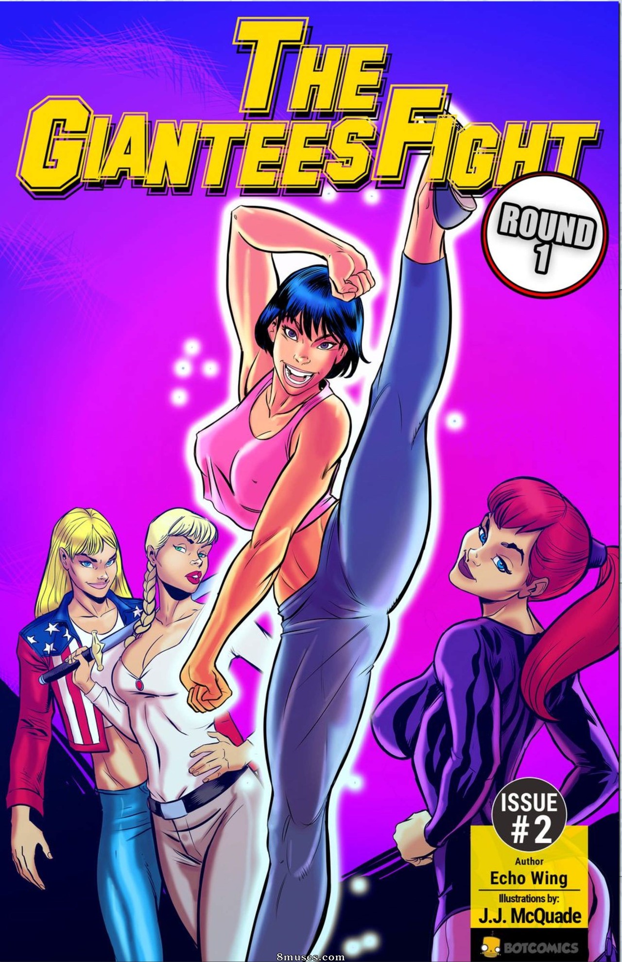 The Giantess Fight - Round One - Issue 2 - Page 1
