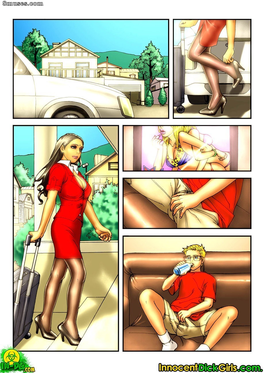 Innocent Dickgirls Comics - Lisa ganha doces - Página 2