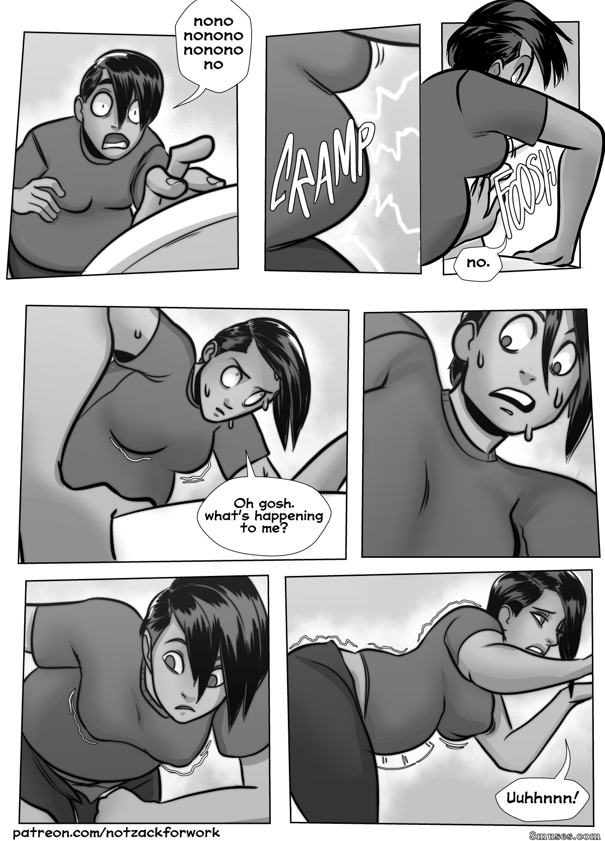 NotZackForWork Comics - The Lost Johnson Chronicles - Get Hot, Get Fit - Page 3