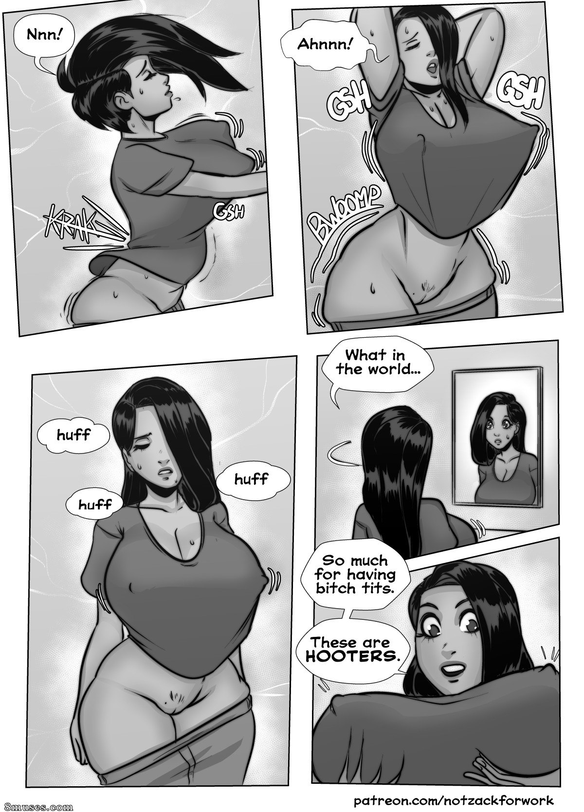 NotZackForWork Comics - The Lost Johnson Chronicles - Get Hot, Get Fit - Page 4