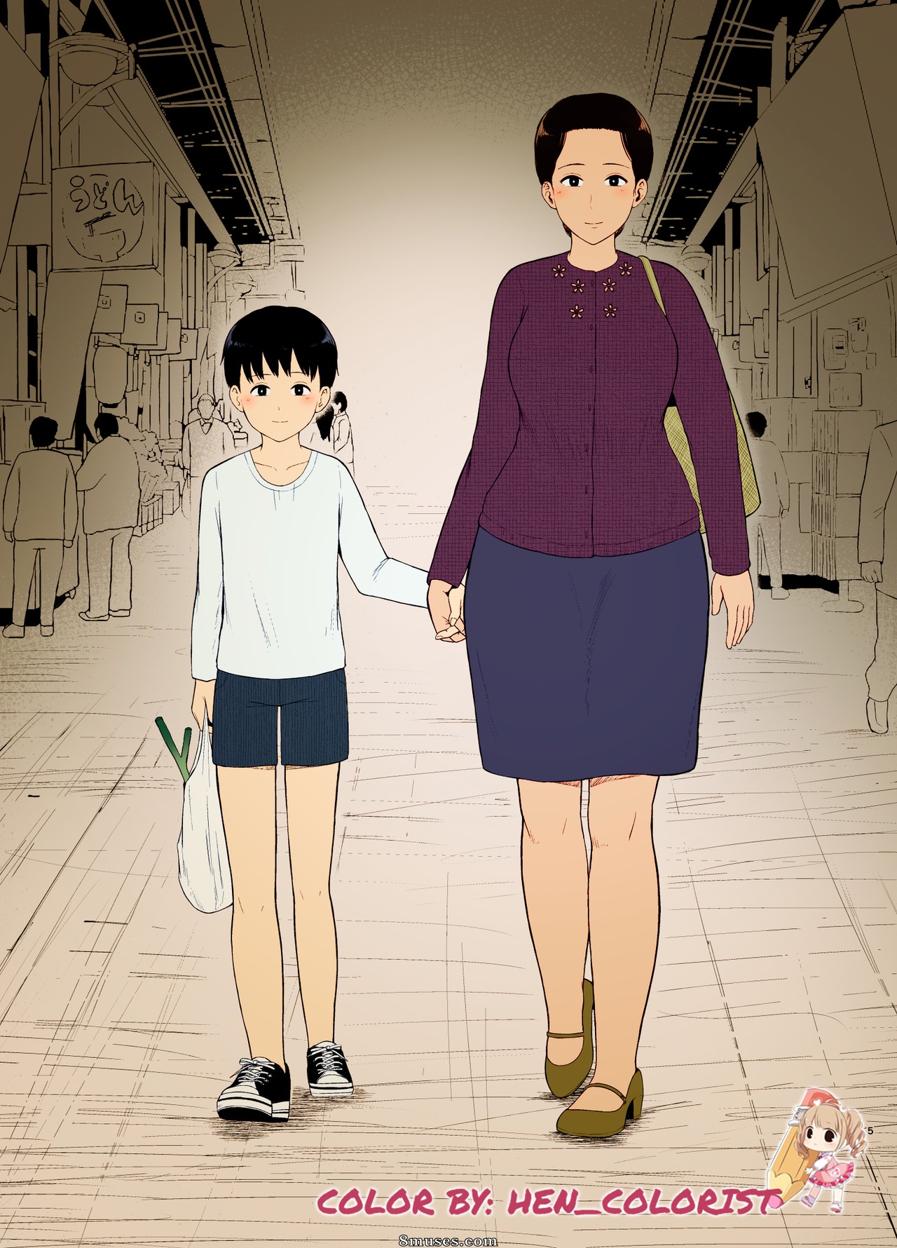 Saitou Renji - Vida cotidiana de uma mãe - Todos os dias de uma mãe - Página 5