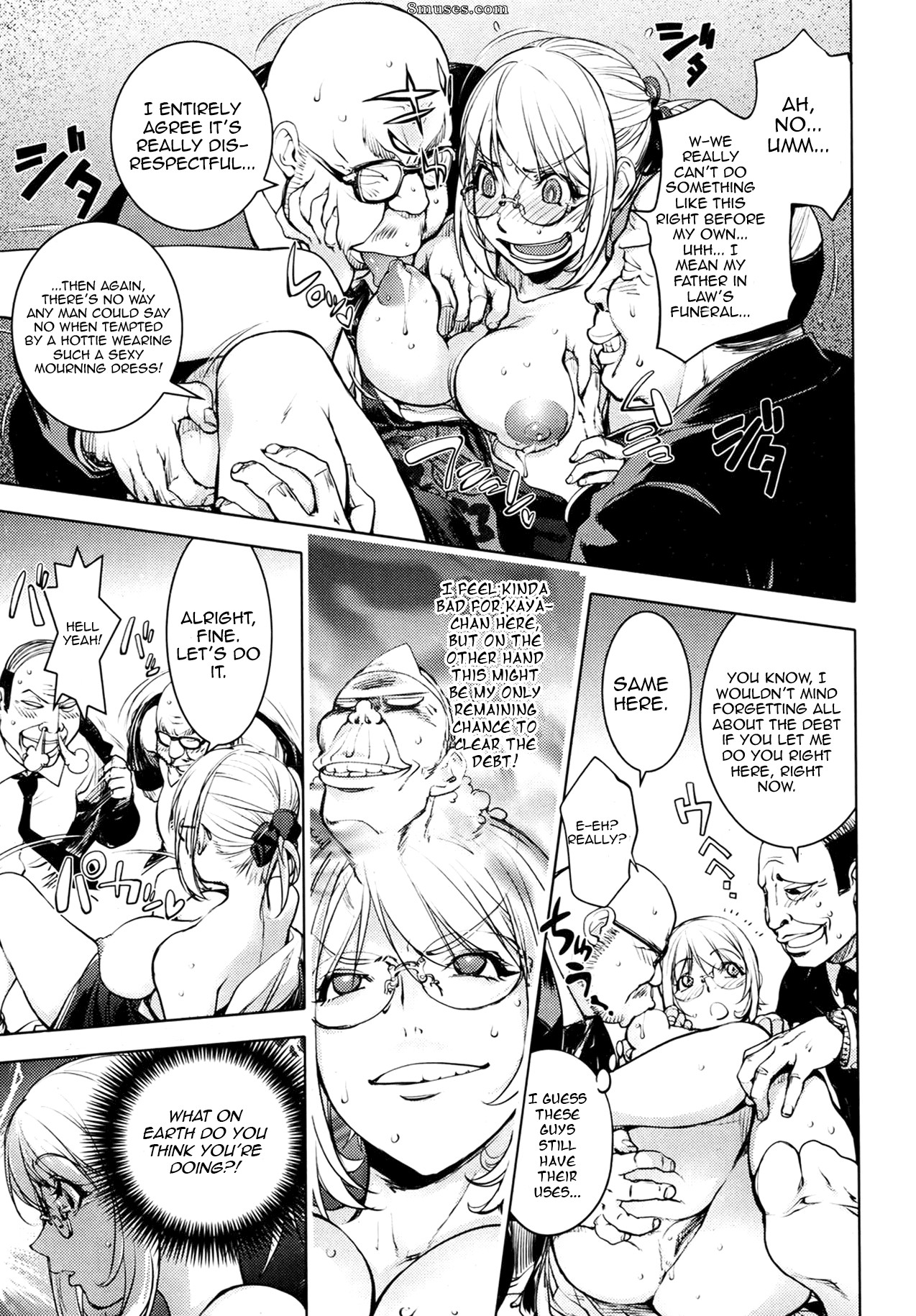 Kon-Kit - Mofuku no Kaya-nee Kaya-Nee in her Mourning Dress - Page 11