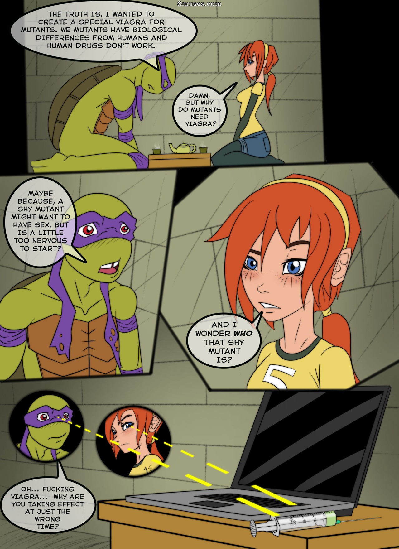 Teenage Mutant Ninja Turtles - TMNT - Relax in April - Page 8