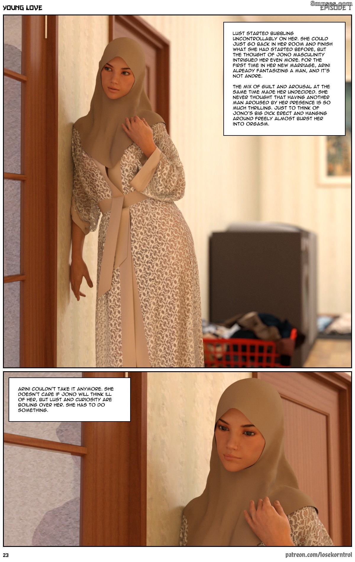 Page 23 | Various-Authors/Hijab-3DX-LoseKorntrol/Young-Love/Issue-1 |  8muses - Sex Comics