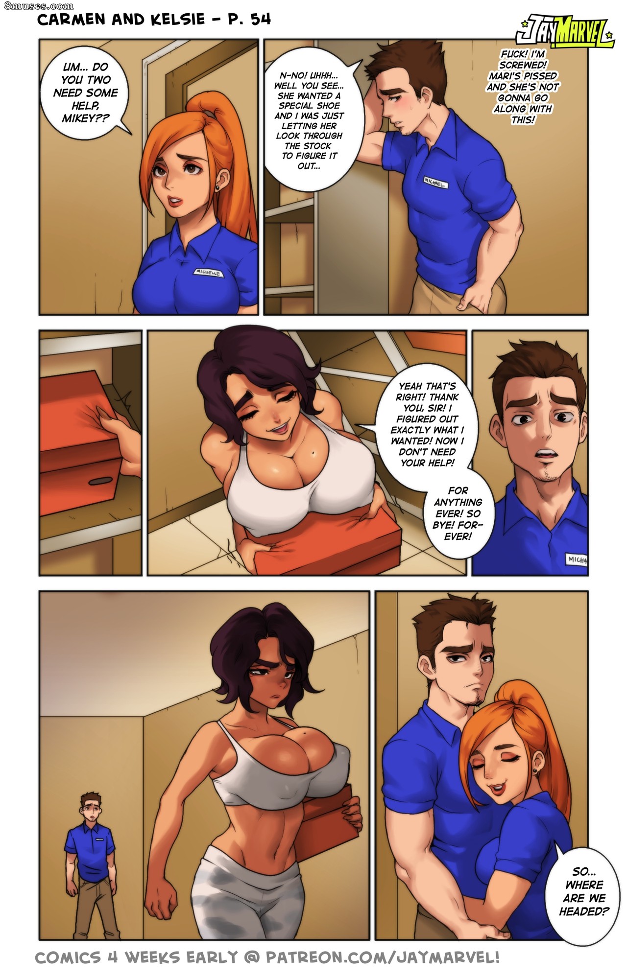 Jay Marvel Comics - Carmen x Kelsie - Page 54