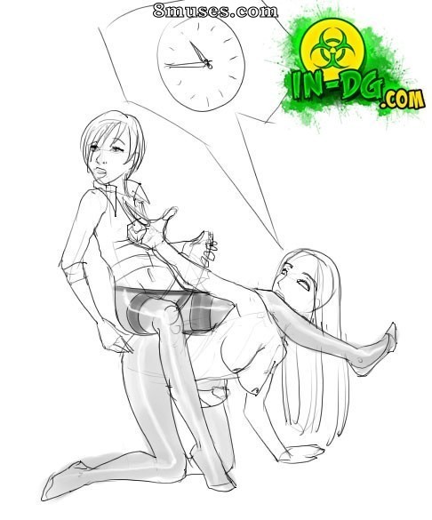 Sketches - Christine And Priya In The Library - Page 5
