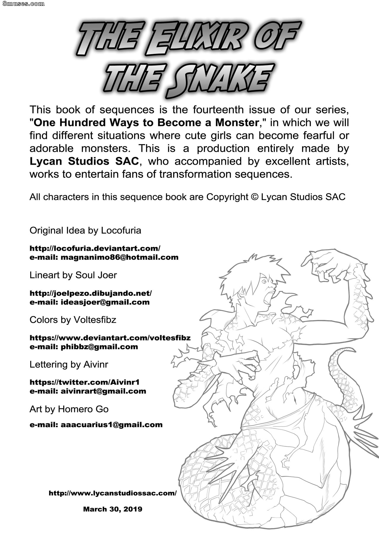 Locofuria Comics - 100 Ways to Become a Monster 14 - The Elixir of the Snake - Page 3