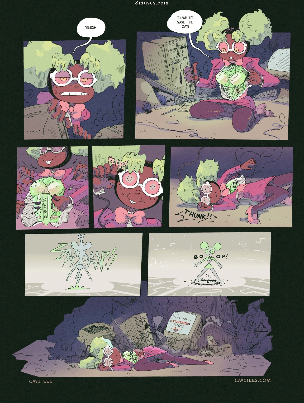 Cavitees Comics - Cibertrota - Página 9