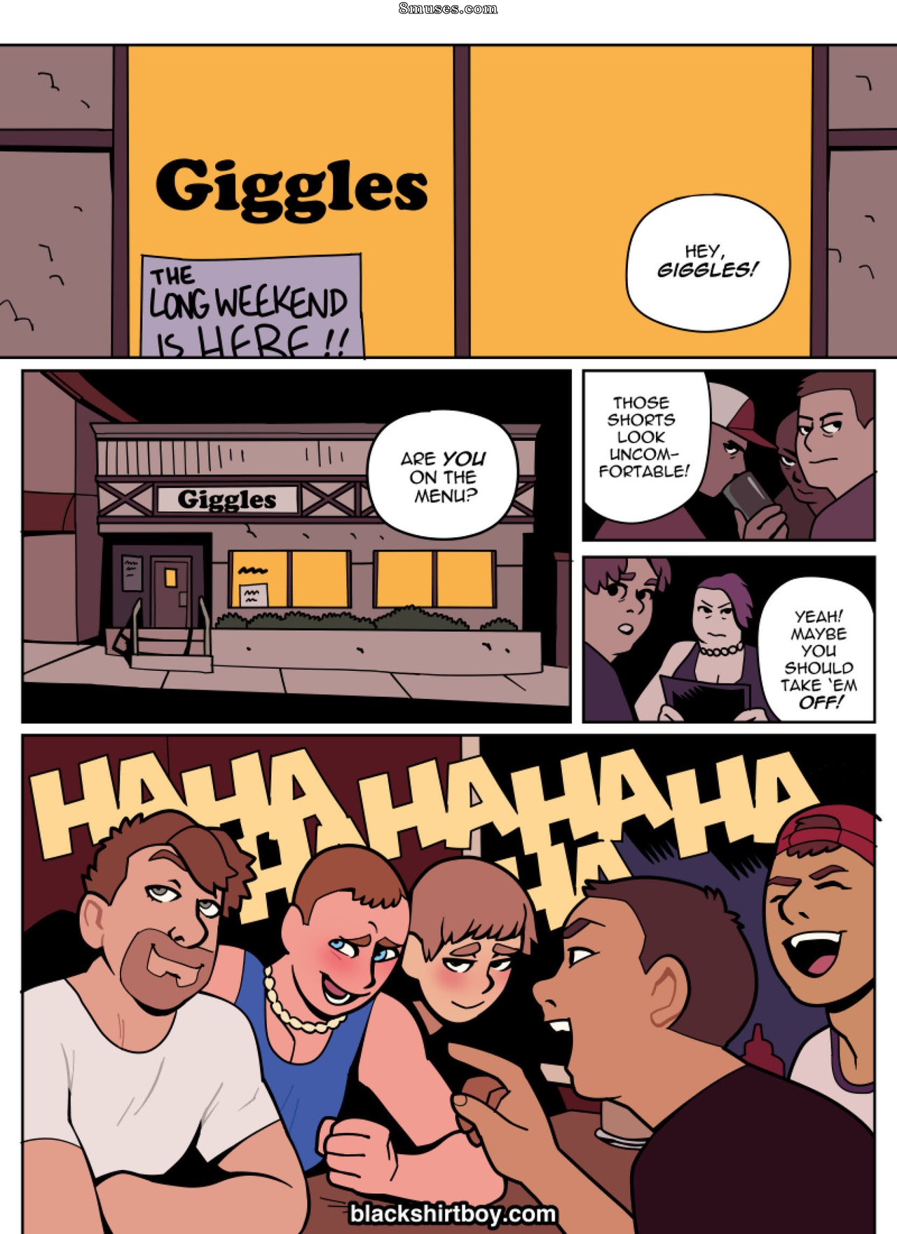 Blackshirtboy Comics - Comment je suis devenu une fille rieuse - Page 2