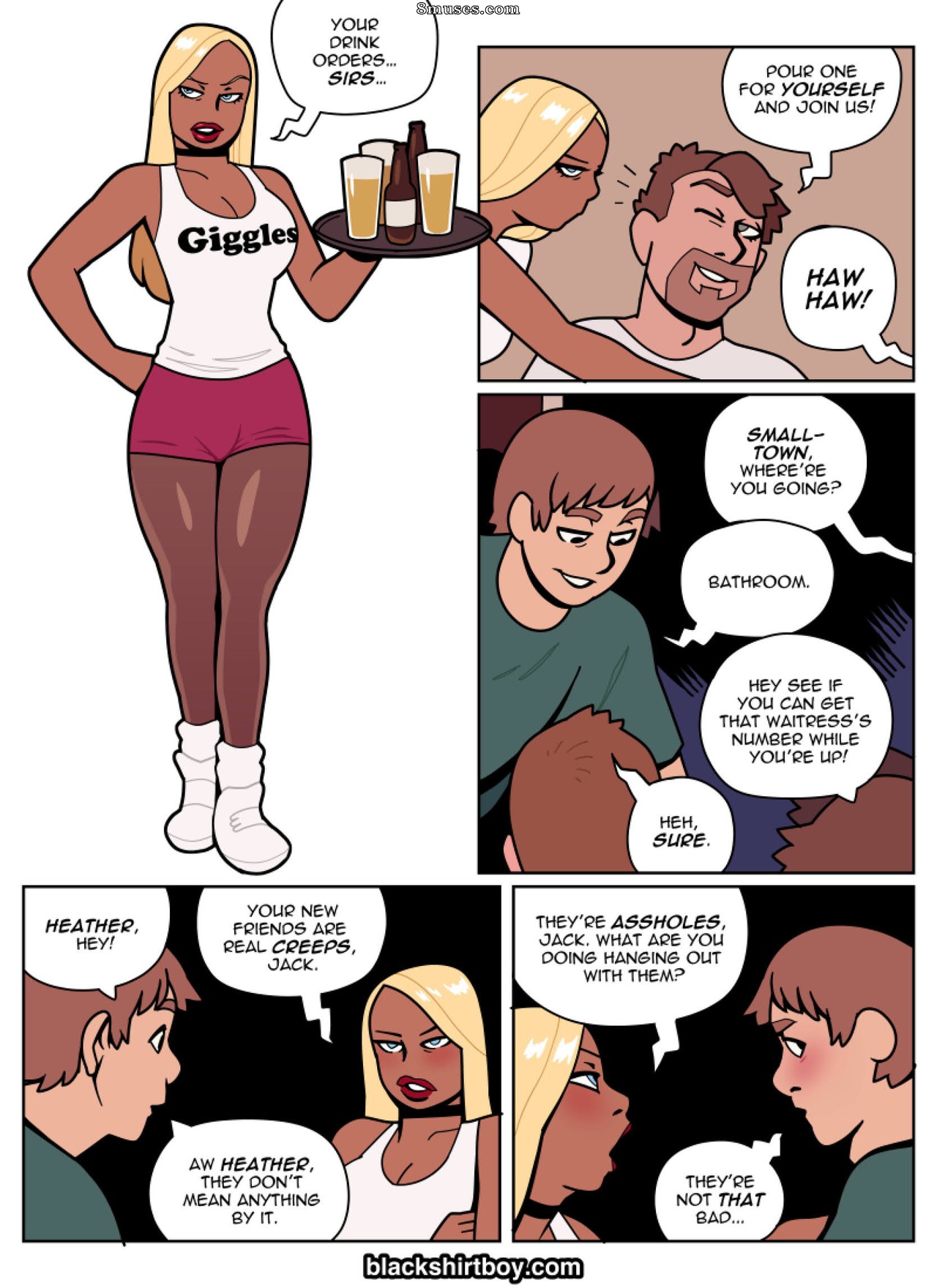 Blackshirtboy Comics - Comment je suis devenu une fille rieuse - Page 3