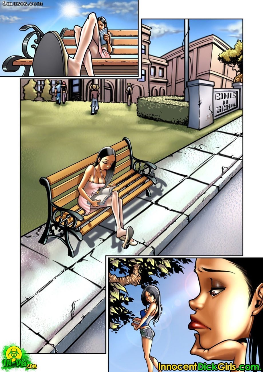 Innocent Dickgirls Comics - A aula de psicologia - Página 2
