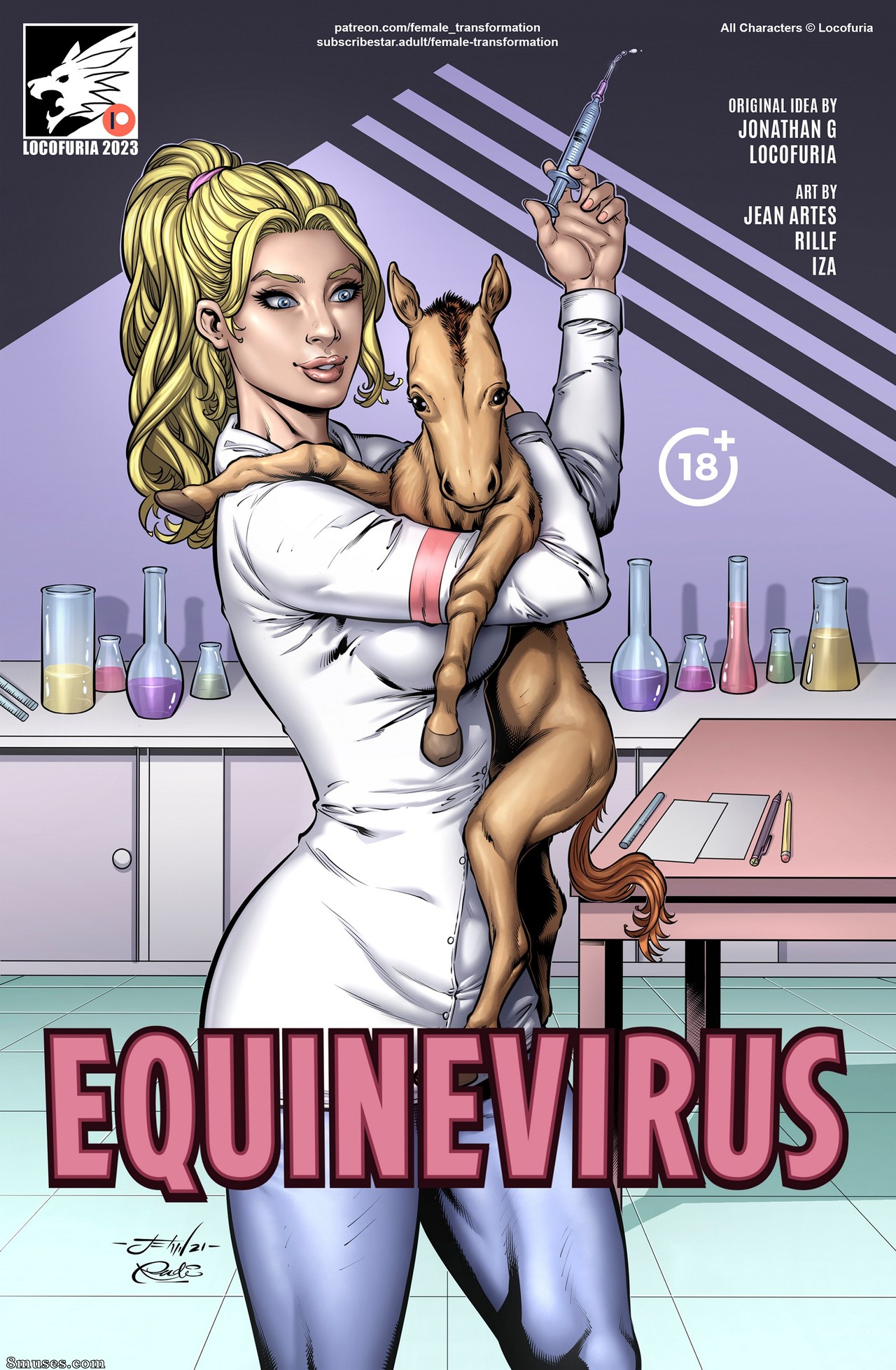 Locofuria Comics - Equinevirus - Page 1