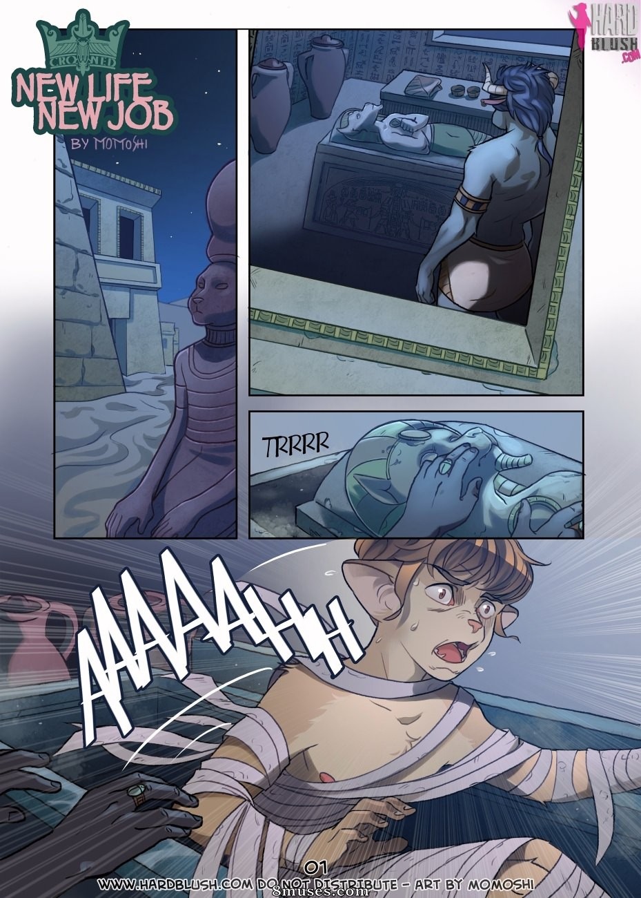 Hardblush Comics - Nova vida, novo emprego por Momoshi - Página 1