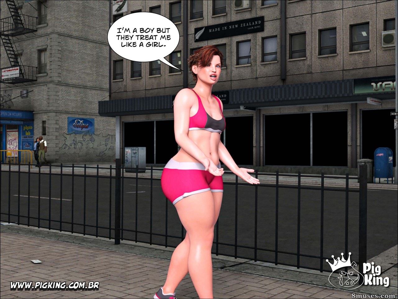 PigKing - CrazyDad Comics - Nininho - Training Hard - Page 3