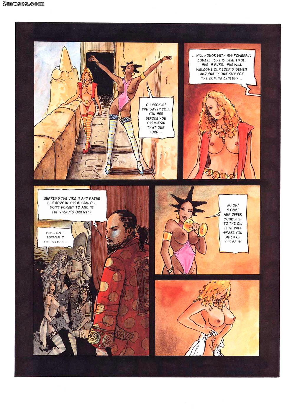 Page 43 | Topaz-Comics/The-Virgin-Sacrifice | 8muses - Sex Comics