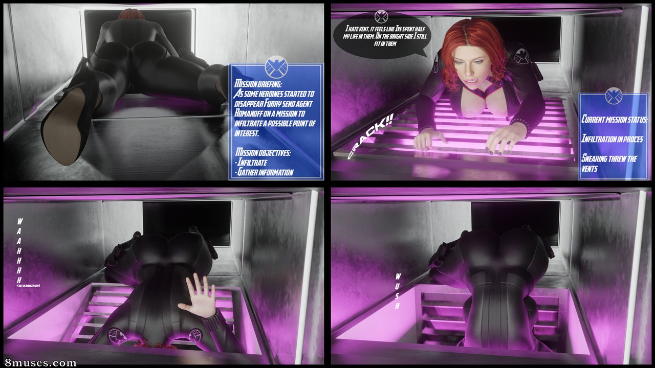 MehLabs - Black Widow on an Infiltration Mission (Avengers) - Page 2