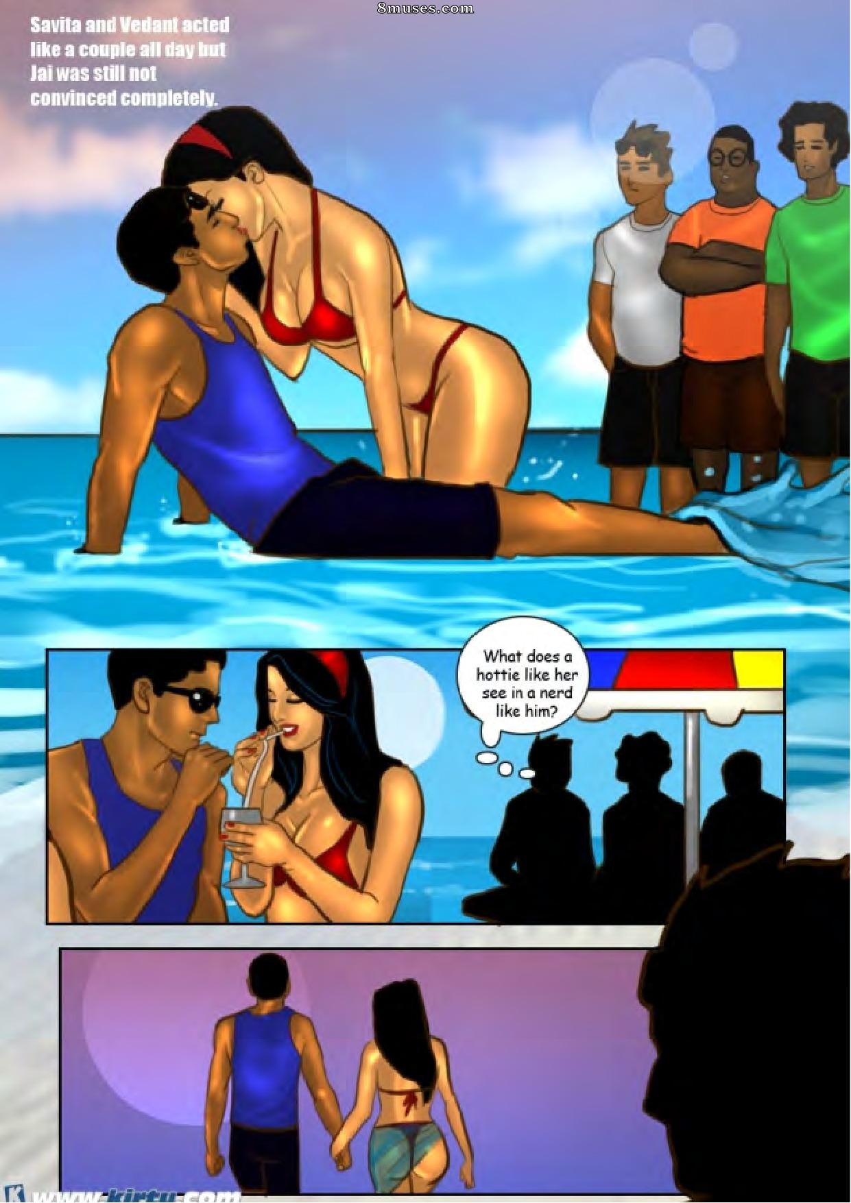 Kirtu.com Comics - Savita Bhabhi - Épisode 33  Plage sexy d'été - Page 10
