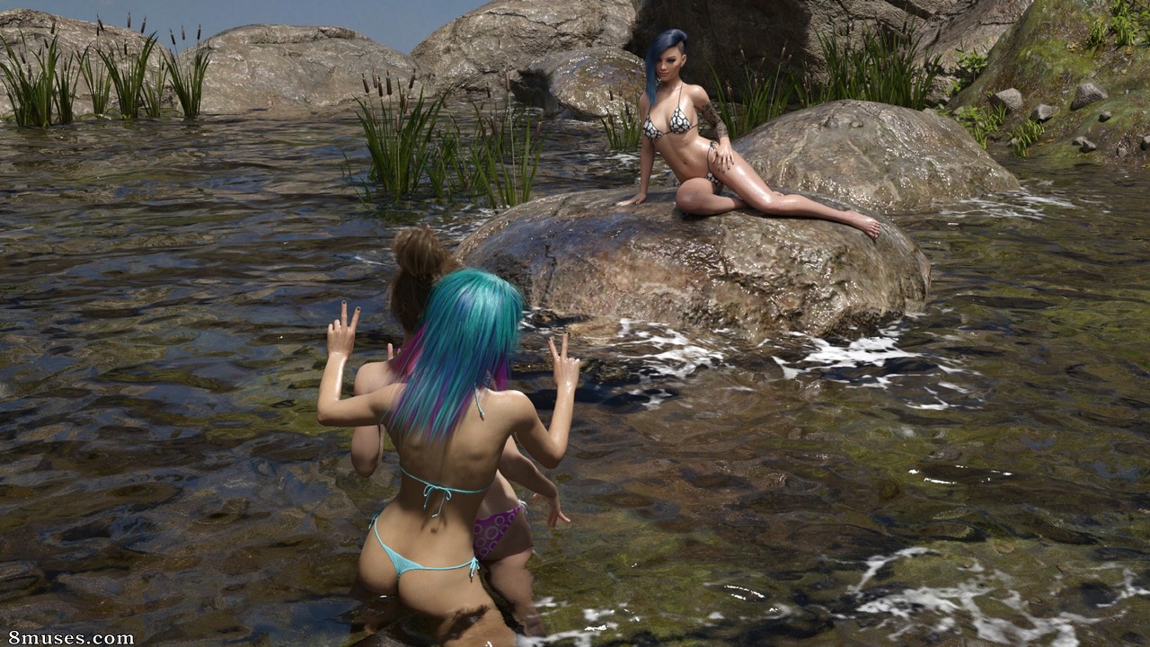 Xide Comics - Chloe, Naomi, Syn - diversão na primavera - Página 5