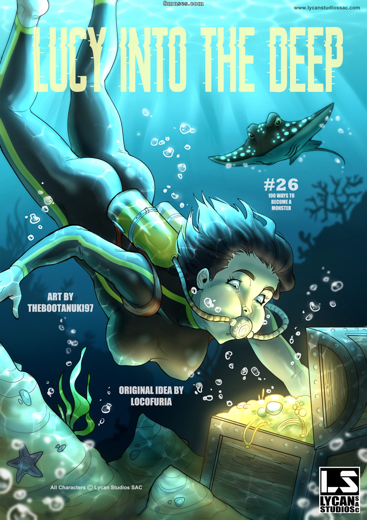 Locofuria Comics - 100 Ways to Become a Monster 26 - Lucy into the Deep - Page 1