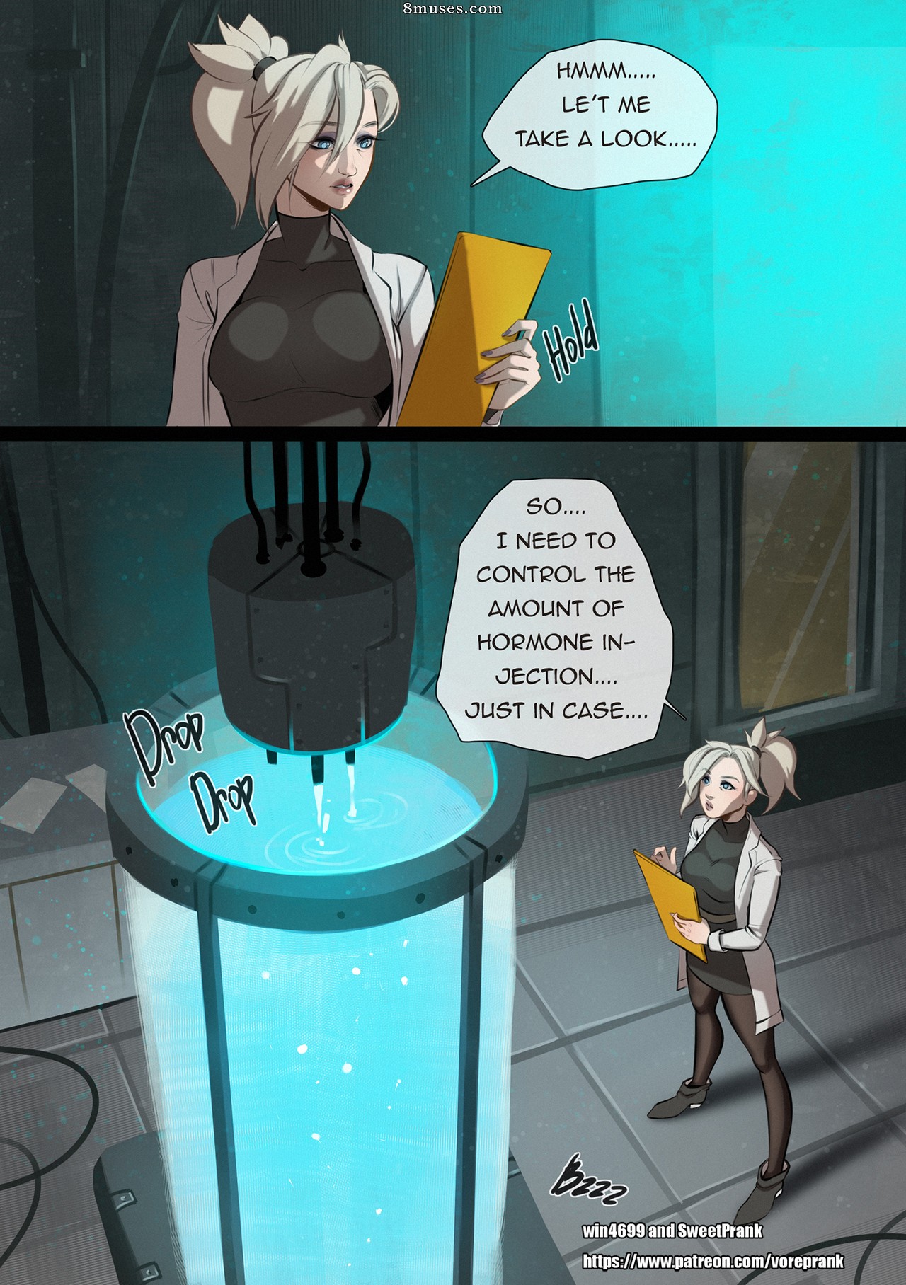 win4699 Comics - Mercy's New Healing Gel - Page 1
