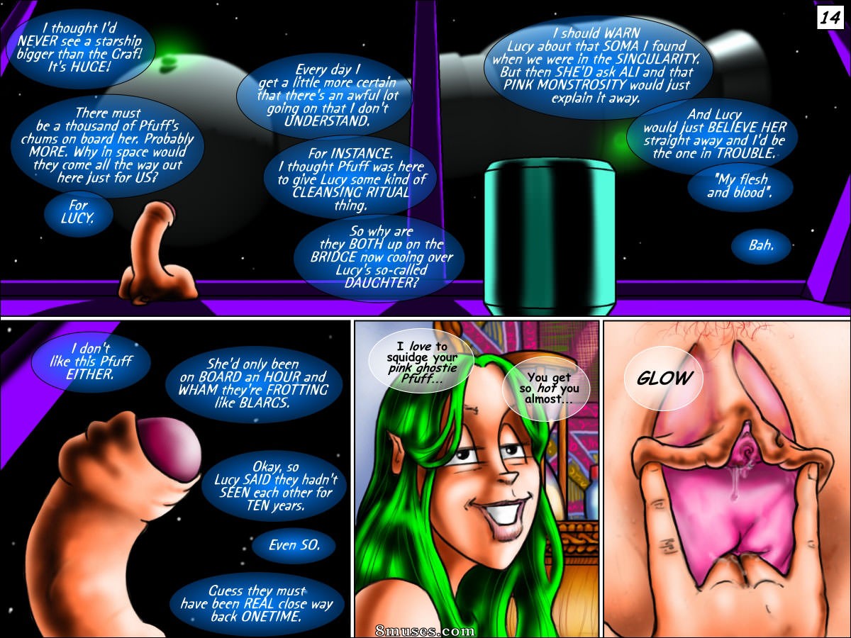 Jaxtraw Studios Comics - Lucy Lastique - 04 - Pfuff and Nun Science - Page 14