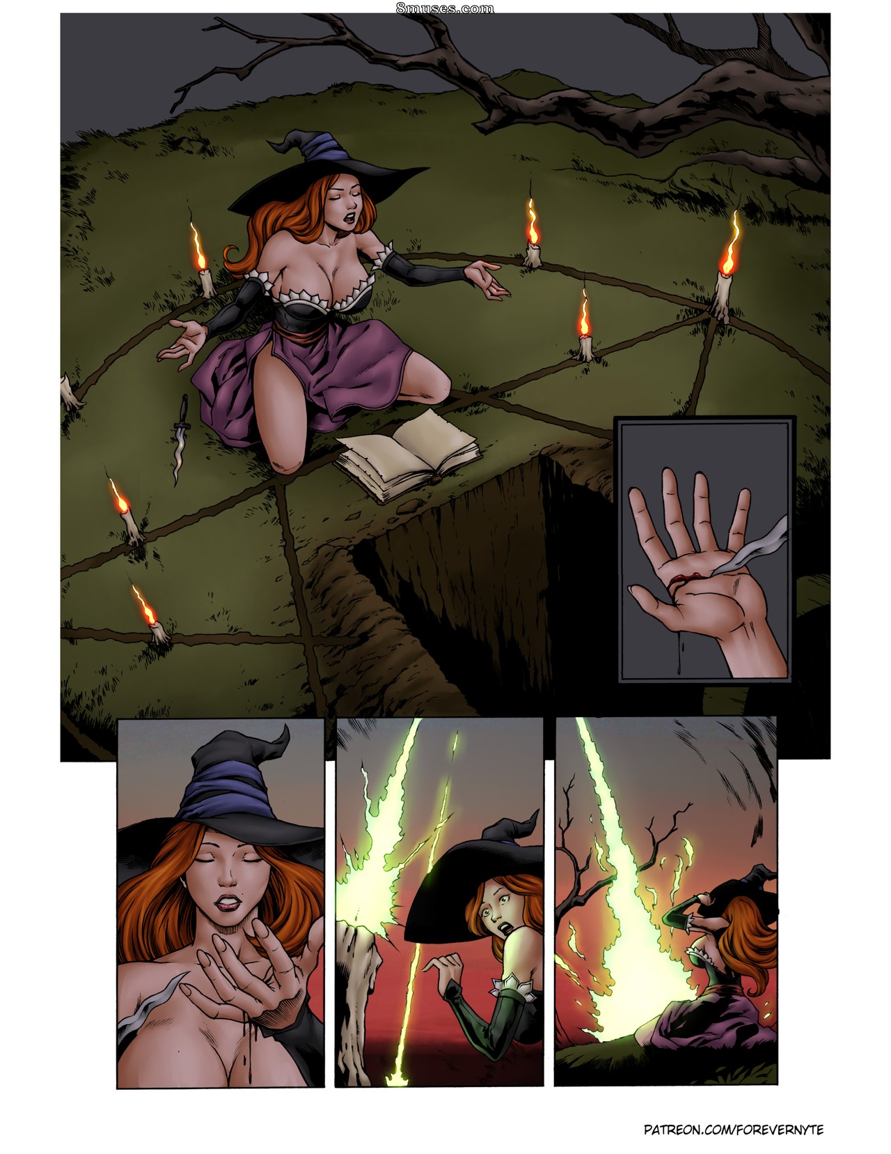 Nyte Vore Comics - Feiticeira convoca o destino - Página 1