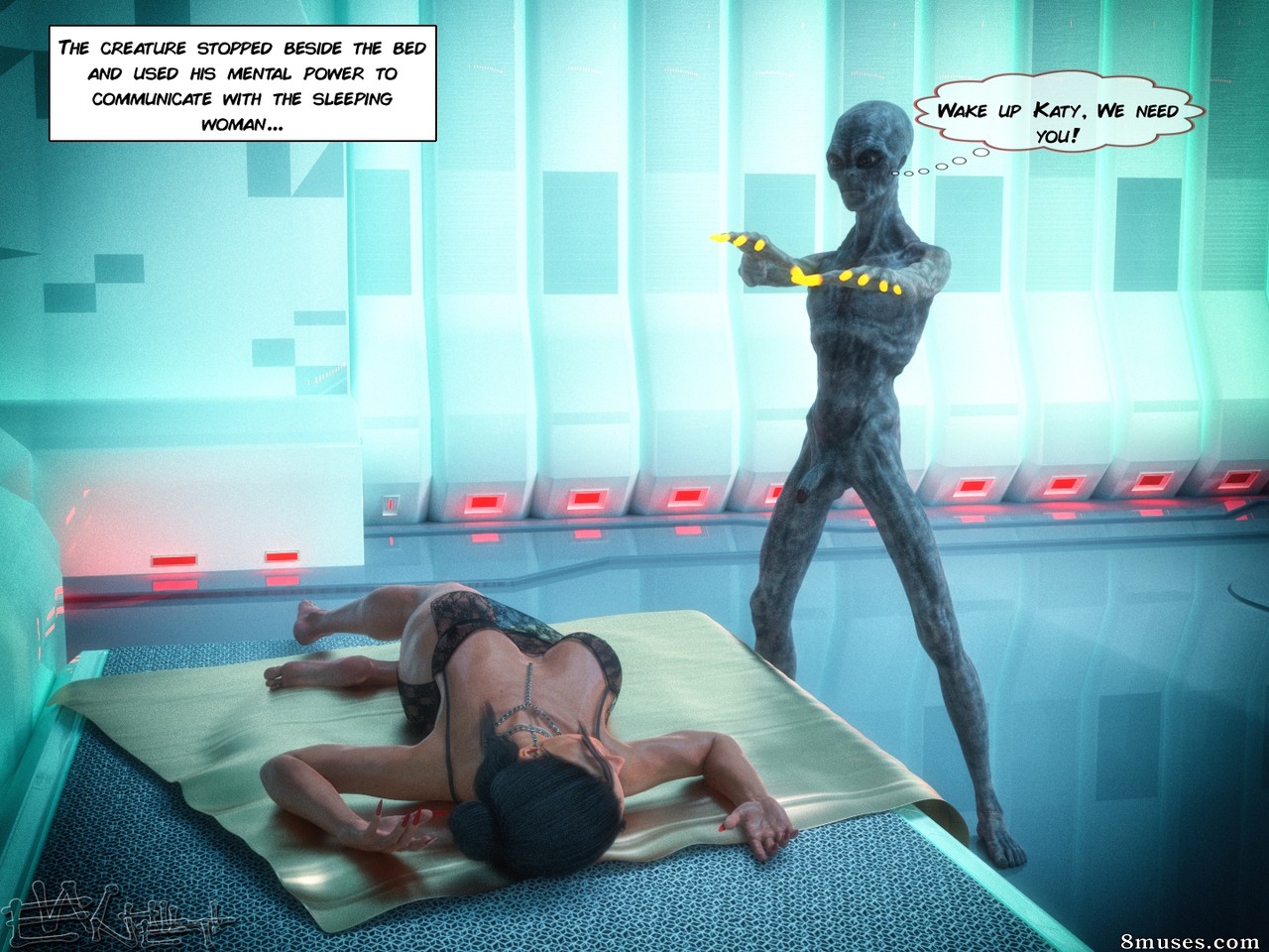 Enetwhili2 - Katy's adventures in void  - The first contact - Page 5