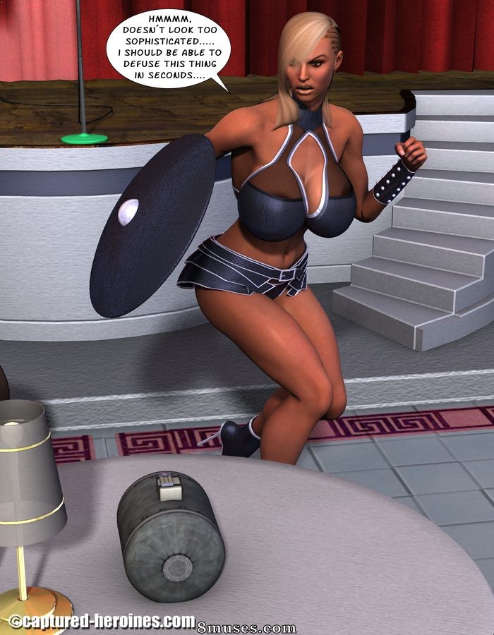 Captured-Heroines Comics - Trampa mutante - Página 3