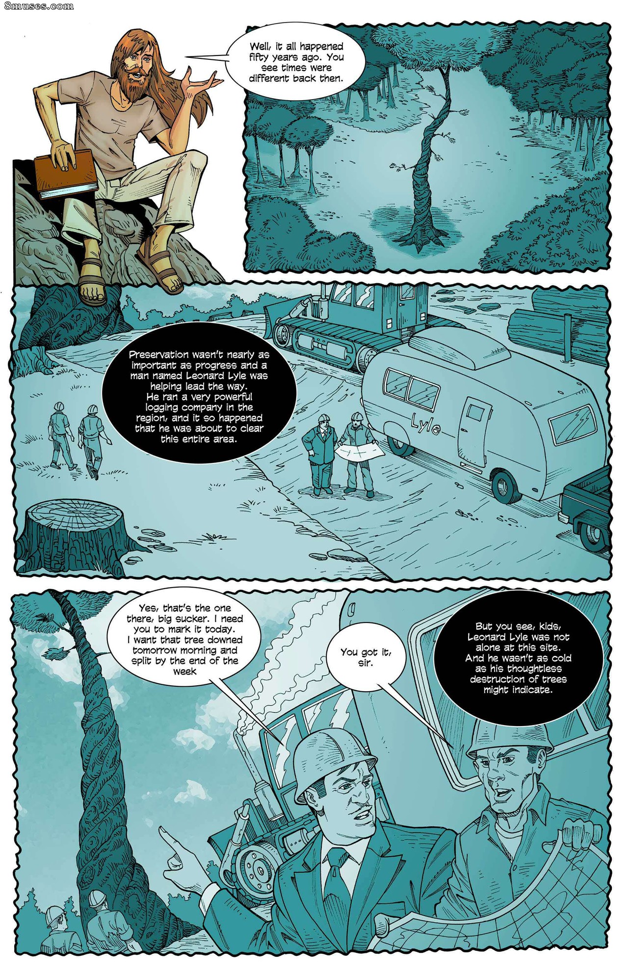 Giantess Club Comics - The Legendary Tree Of Paula Bunyan - Page 9