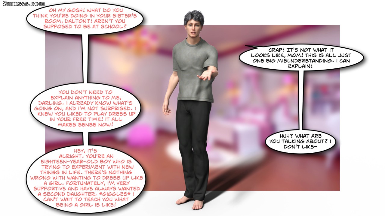LovelyTGCaptions - My Brothers A Bimbo - Page 1