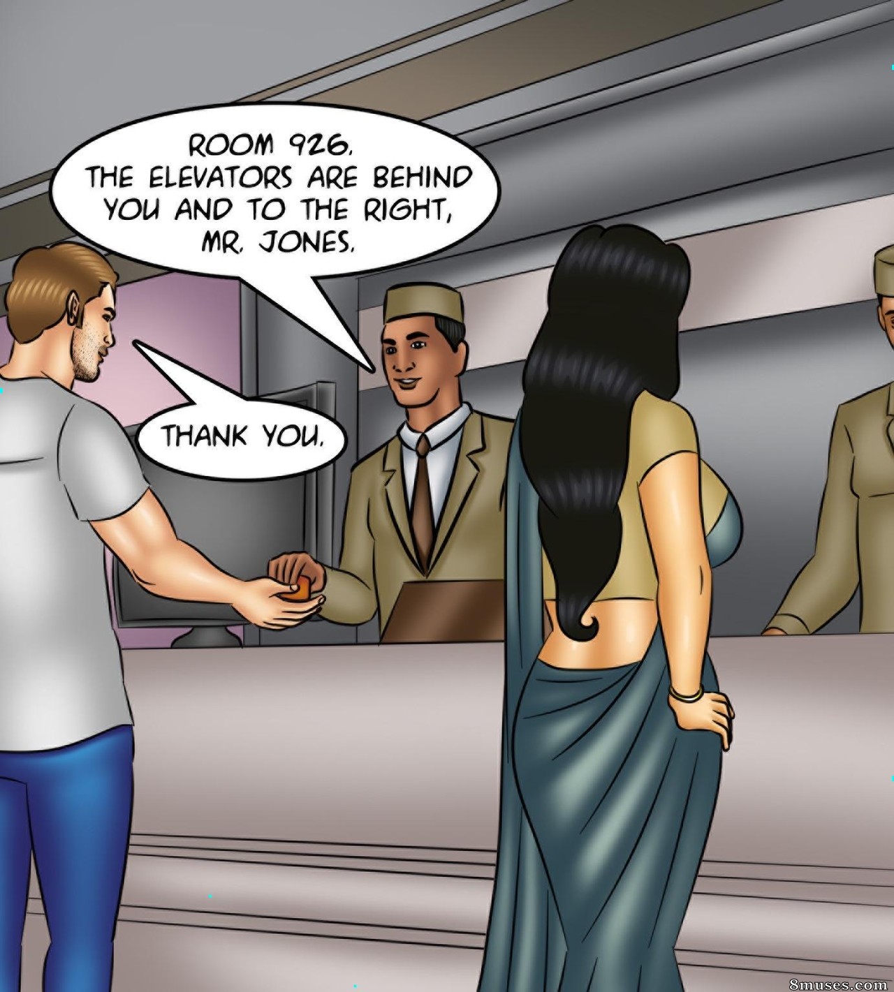 Kirtu.com Comics - Savita Bhabhi - Episode 119 - Revolving Door - Page 4