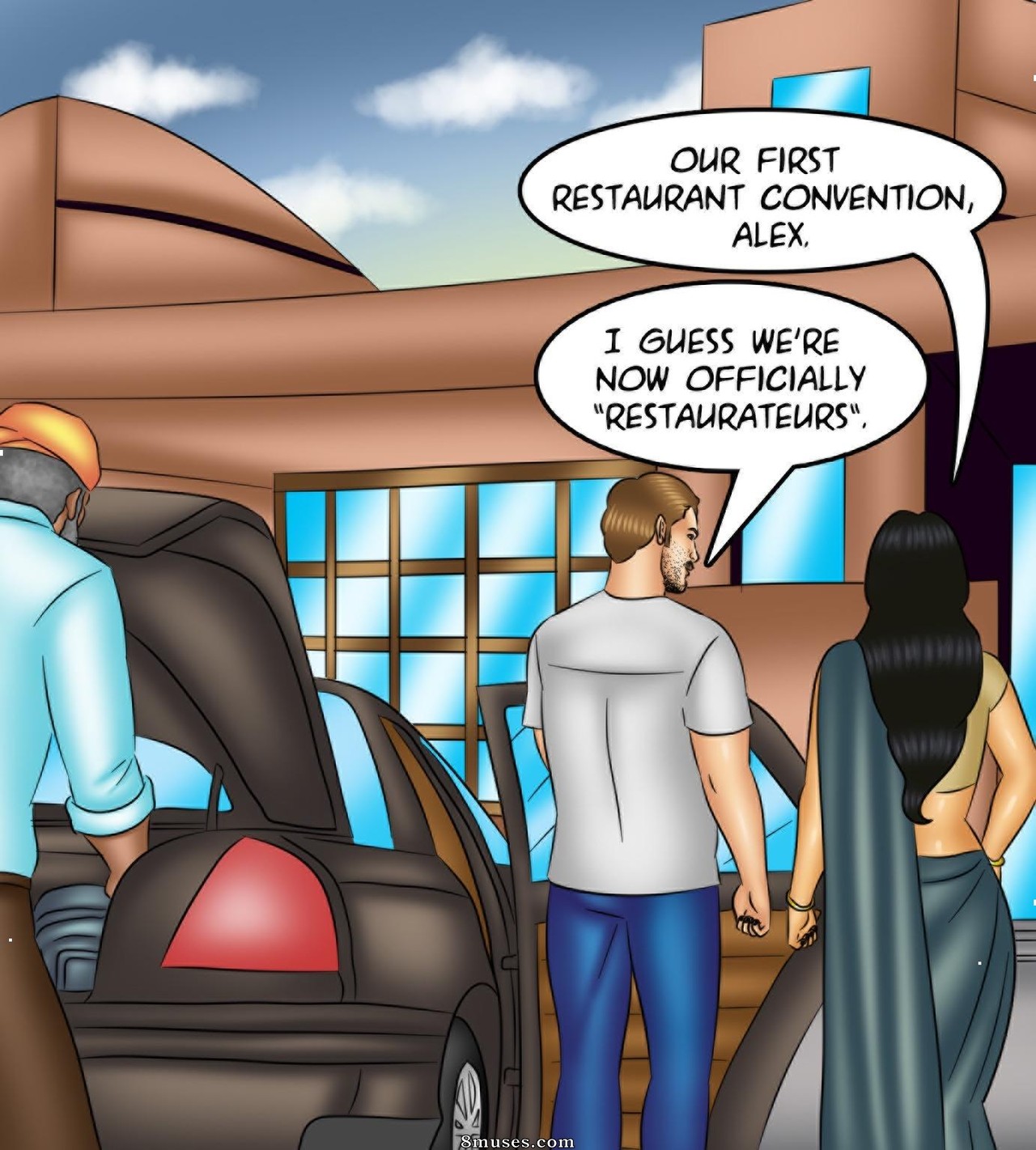 Kirtu.com Comics - Savita Bhabhi - Episode 119 - Revolving Door - Page 2