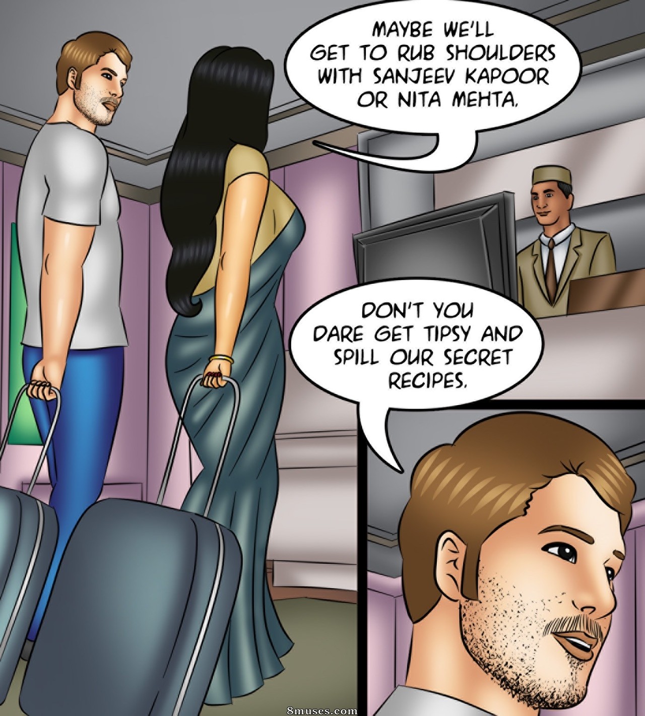 Kirtu.com Comics - Savita Bhabhi - Episode 119 - Revolving Door - Page 3