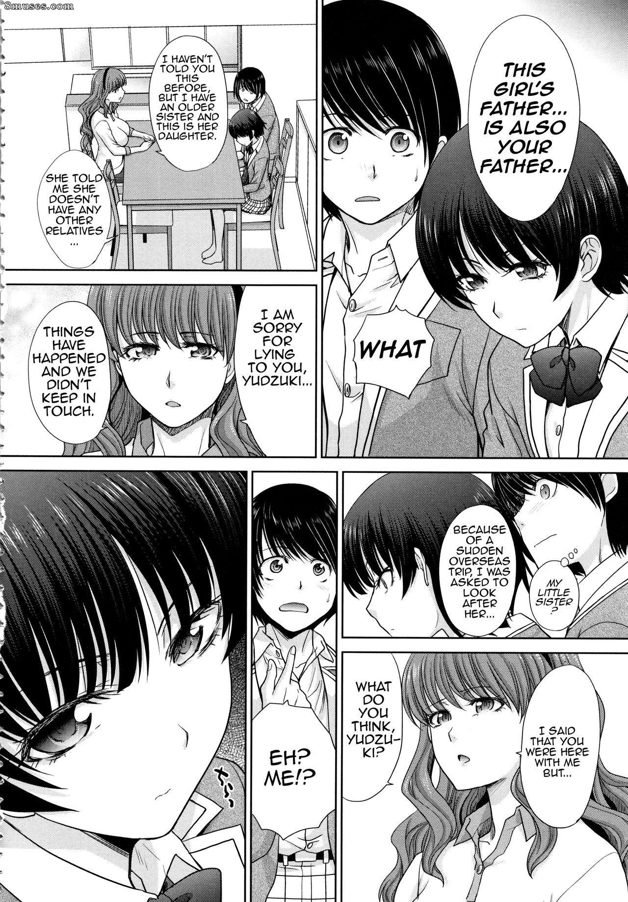 Page 8 | Hentai-and-Manga-English/Sink/Haha-to-Imouto-Mother-and-Younger- Sister | 8muses - Sex Comics