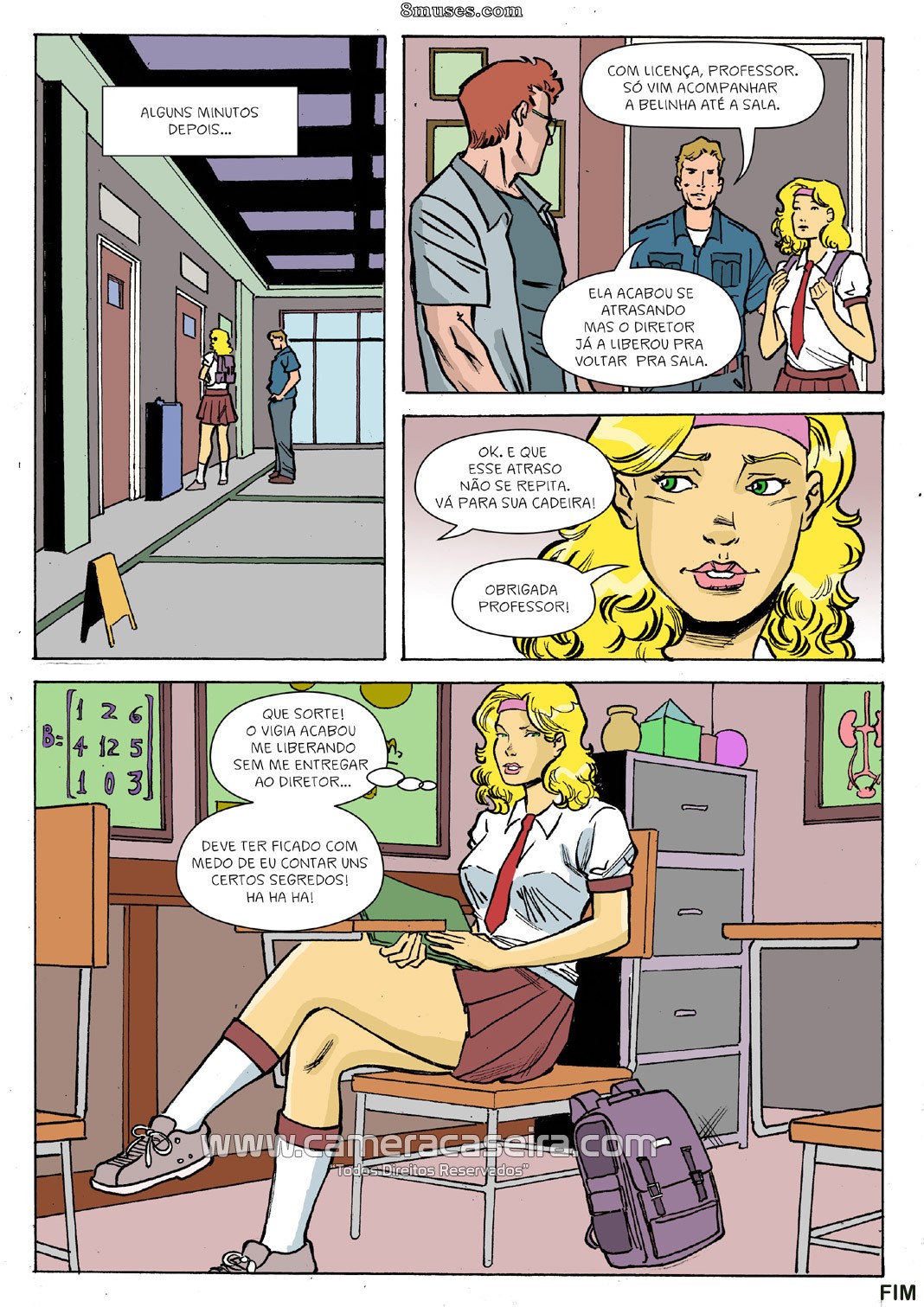 As Novinhas da Escola - 7 O Vigia e a Secretária - Page 10