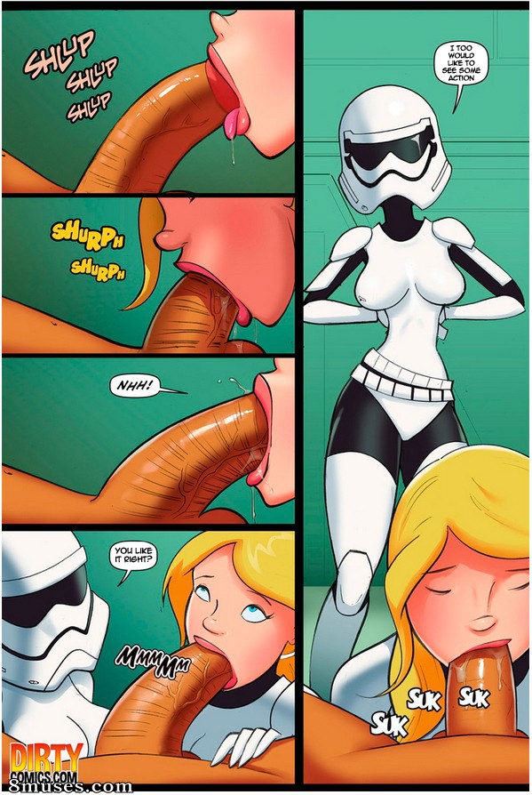 Dirty Comics - Porno de estrellas: El despertar del pene - Página 3