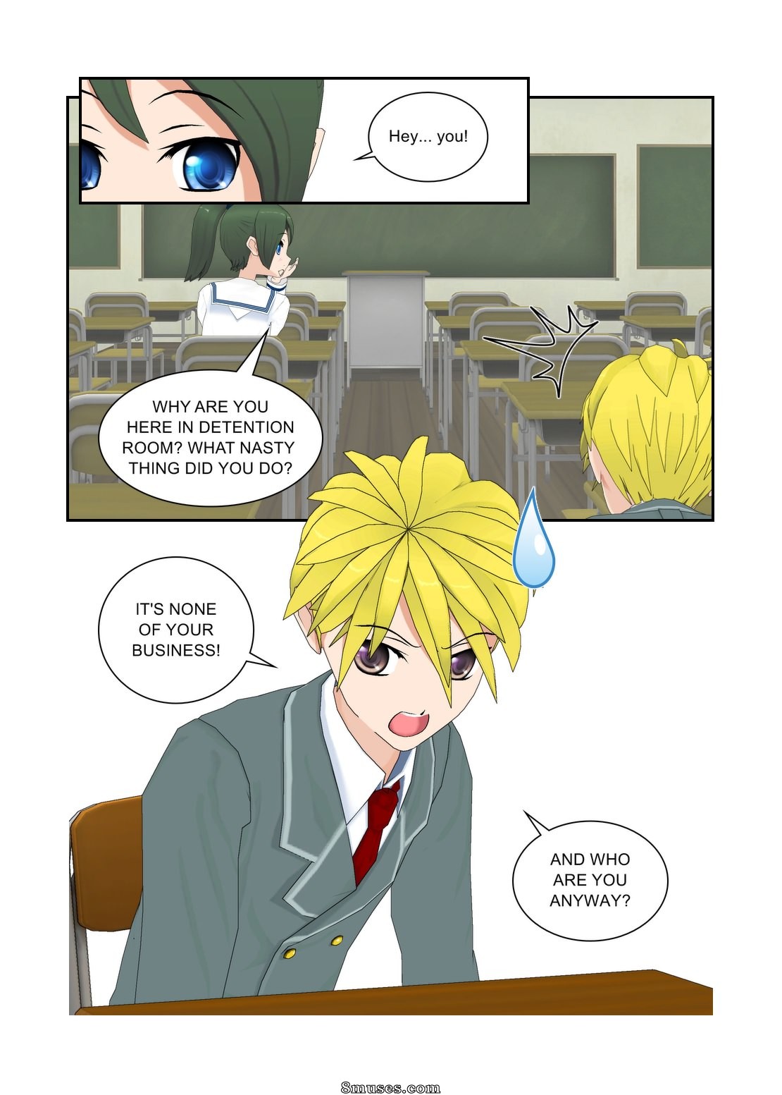 Comics - Detention Room - Page 3