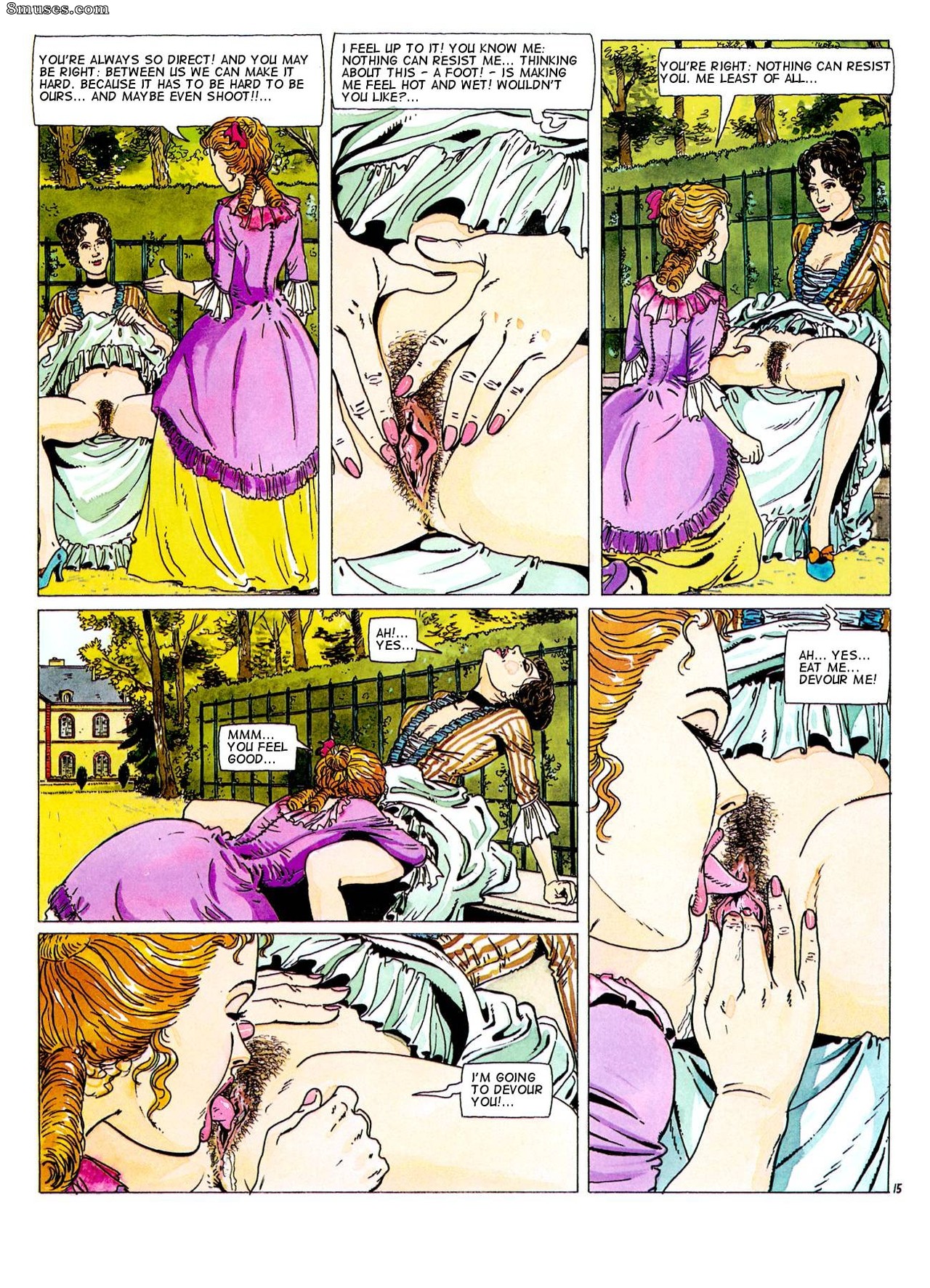 Hugdebert Comics - शुक्र देवियाँ - पेज 16