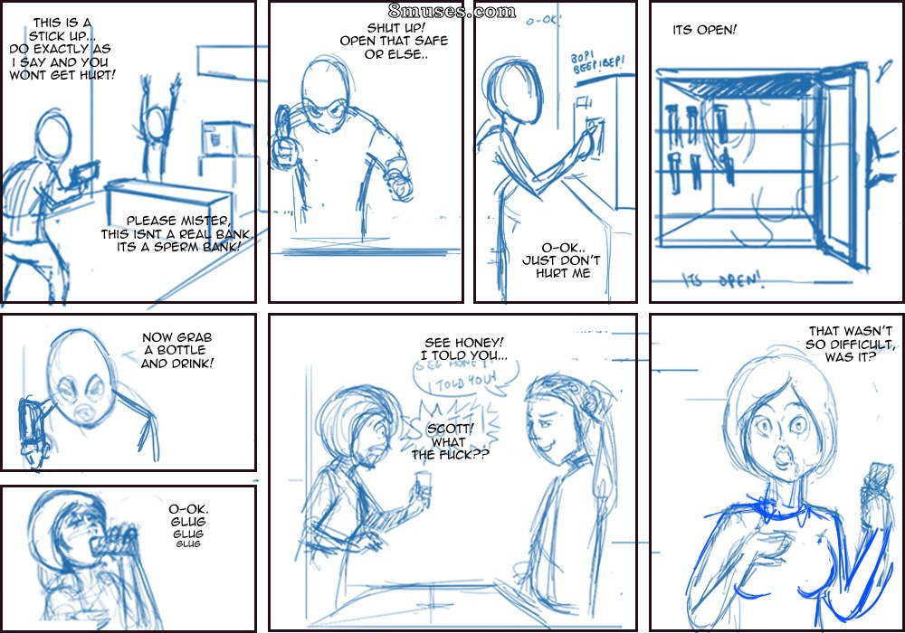 BlacknWhiteComics - Sketches - Page 27