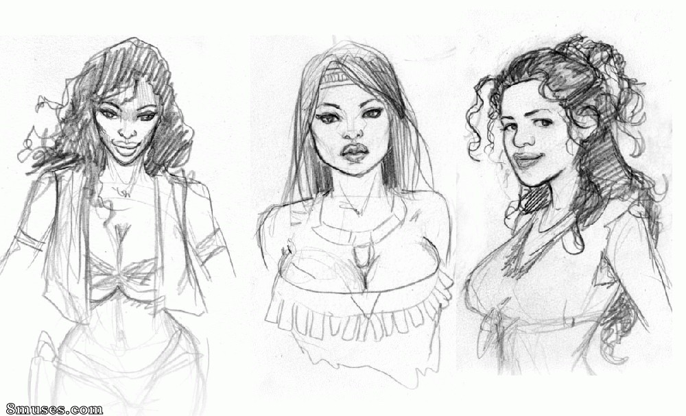 BlacknWhiteComics - Sketches - Page 2